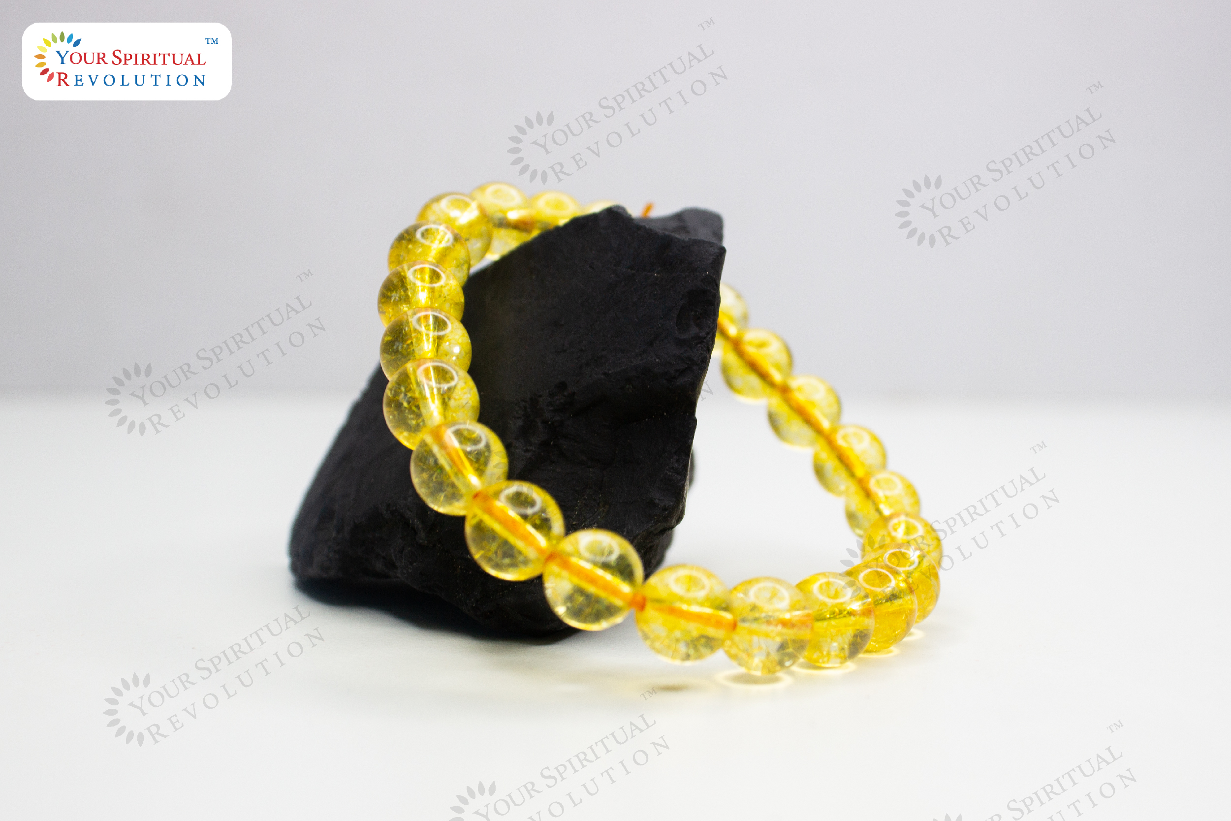 Maple Leaf Sapphire Black Gold Super Seven Citrine Bracelet Natural Mineral  Crystal - Shop Hanhan Jewelry Bracelets - Pinkoi