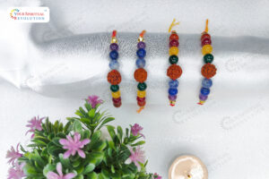 Your Spiritual Revolution Rudraksha with Seven Chakra Beads Rakhi - Pack of 4